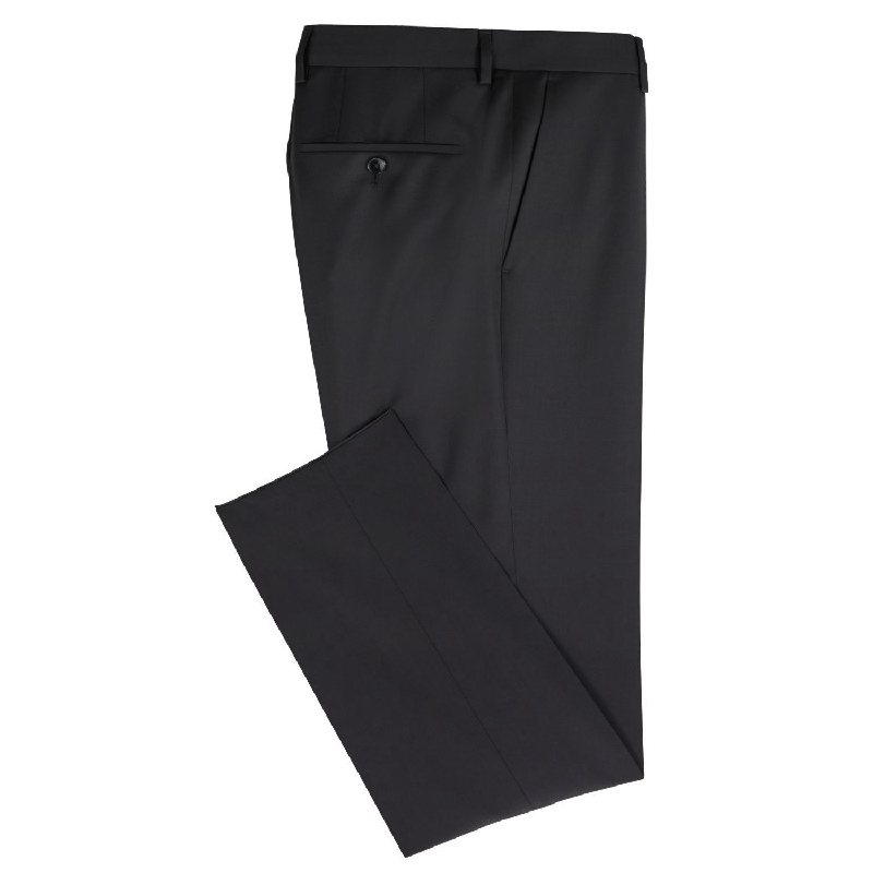 BLACK PLAIN TROUSER