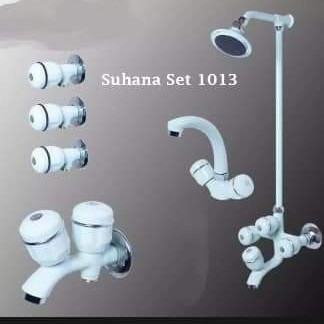 BATHROOM SET COMPLETE SAWANA HEAD COLOUR