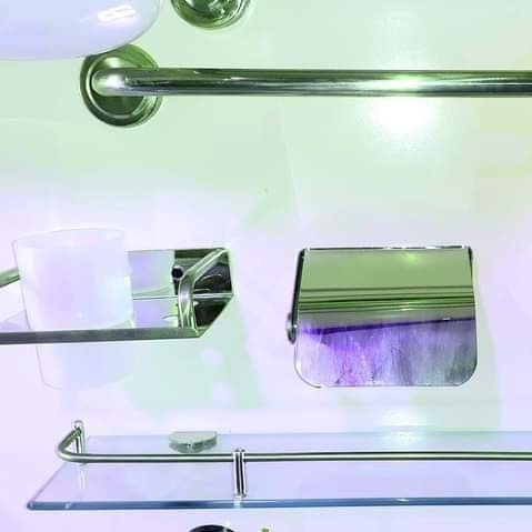 BATHROOM ACCESSORIES SET SS 5PCS