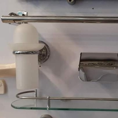 BATHROOM ACCESSORIES SET SS 5PCS 3