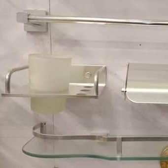 BATHROOM SET ALUMINIUM 5PCS