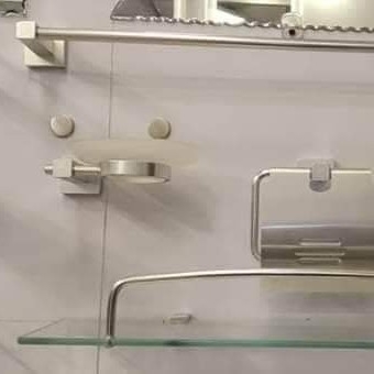 BATHROOM ACCESSORIES SET ALUMINIUM 5PCS 3