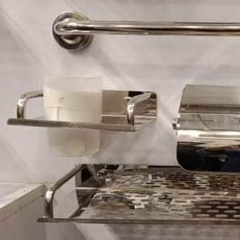 BATHROOM ACCESSORIES SET 5PCS SS