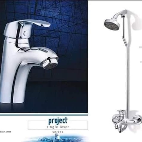BATHROOM SET LEVER COMPLETE FAISAL BRAND PROJECT MODEL