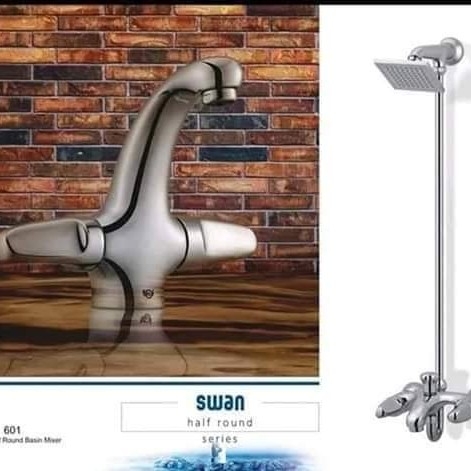 BATHROOM SET FAISAL BRAND SWAN MODEL