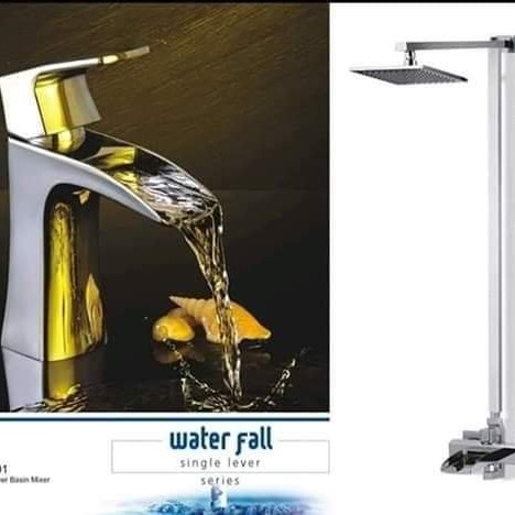BATHROOM SET COMPLETE FAISAL BRAND WATERFALL SERIES