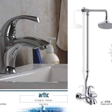 BATHROOM SET LEVER FAISAL BRAND ARTIC MODEL