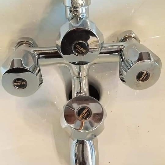 BATHROOM SET BRASS GRAND BRAND CP