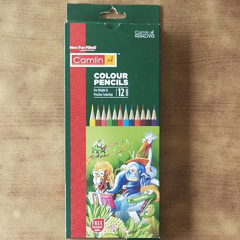 Camlin Colour Pencils (12 Shades)