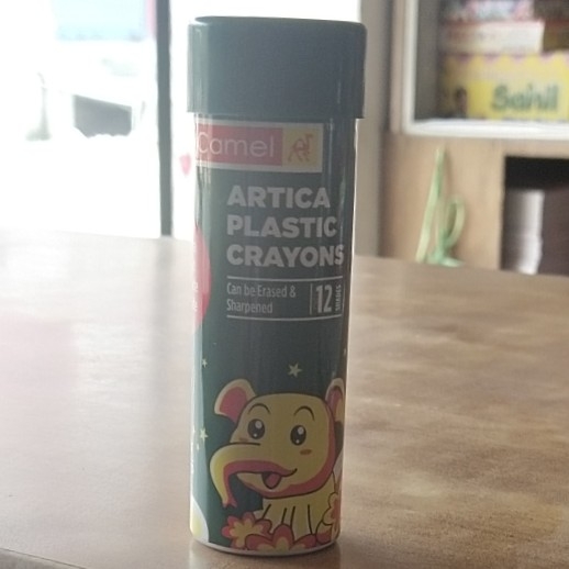 Camel Artica Plastic Crayons (12 Shades)