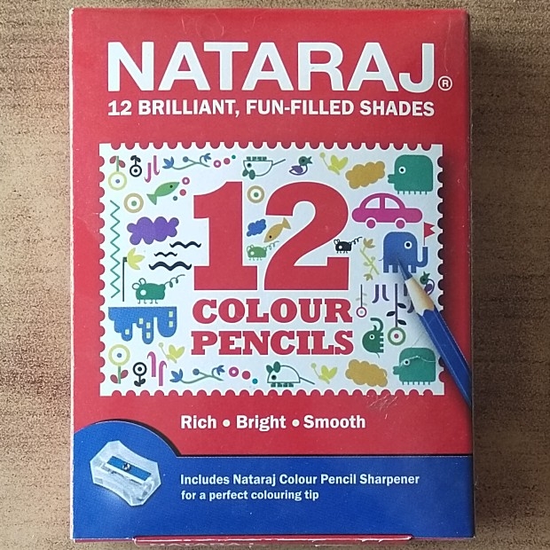 Natraj Colour Pencils Big (12 Shades)