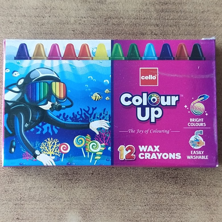 Cello Wax Crayons Small (12 Shades)