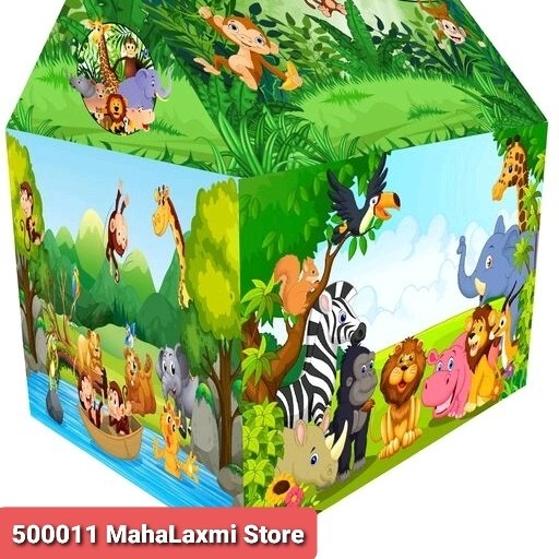 Colourful Printed PVC Tent 6 - Green