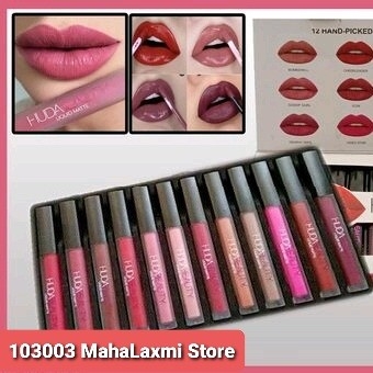 HUDA beauty Liquid Lipstick set