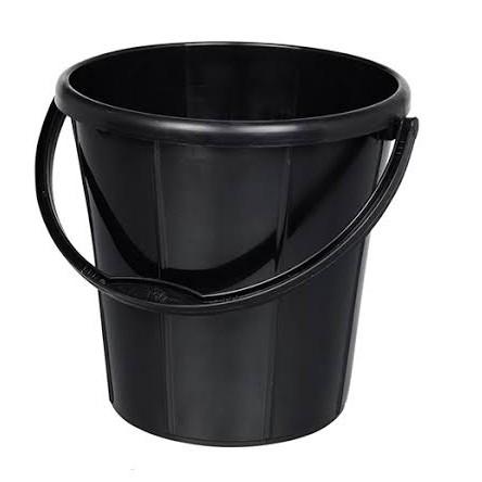(Tel) BLACK BUCKET 10L কালো বালতি (টেল)