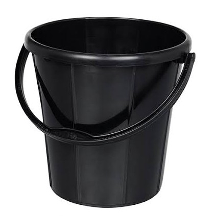 (Tel) BLACK BUCKET 22L কালো বালতি (টেল)