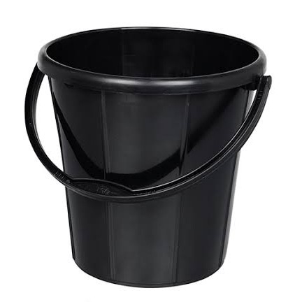 (Tel) BLACK BUCKET 25L কালো বালতি (টেল)