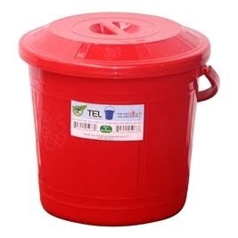 (Tel) D..CLASSIC BUCKET WITH LID 12L ক্লাসিক বালতি ডাকনা সহ (টেল)