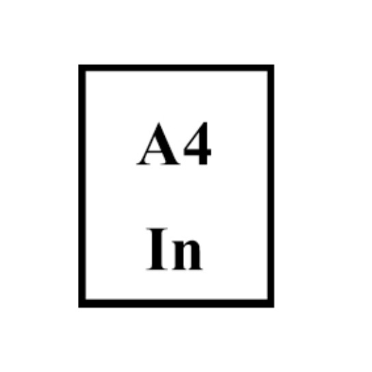 A4 NP FRAME PLEXI GL