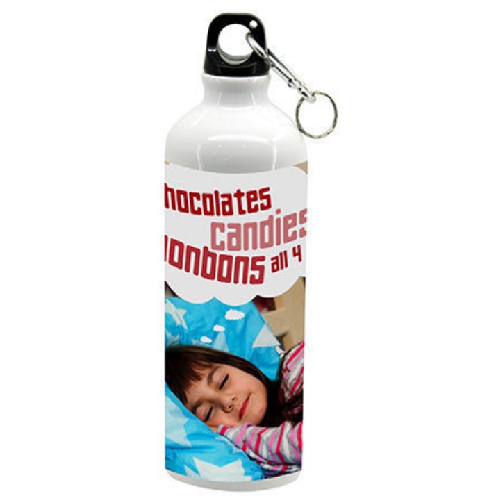 PRINTABLE METAL SIPPER BOTTLE- ROUND SHAPE