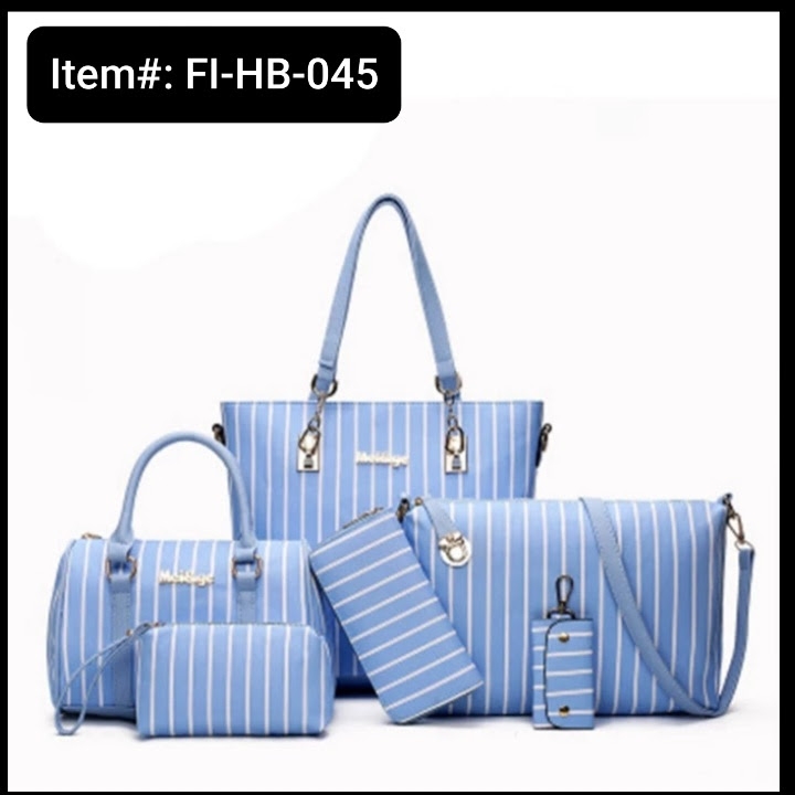 Acellure PU Leather Ladies Casual Fashion Tote Handbag Set (Green)