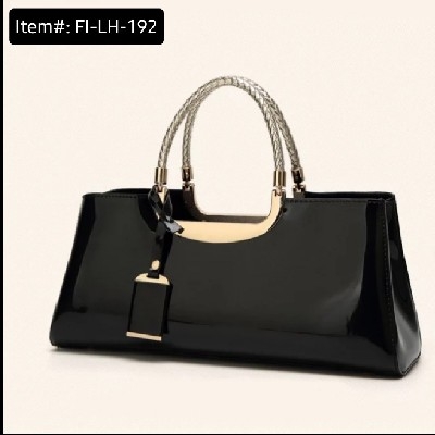 DAUNAVIA Brand Quality PU Leather Women's Handbag (1pc) (34cm) (Black)