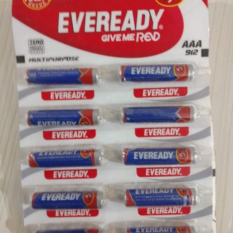 Eveready Battery Blue AAA 912