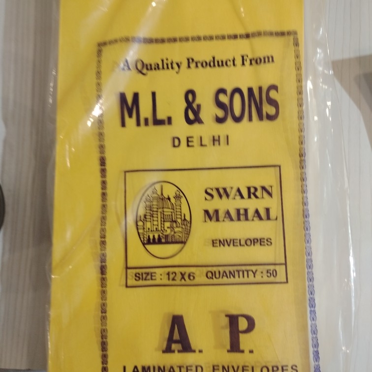 12×6 Lamination Envelope