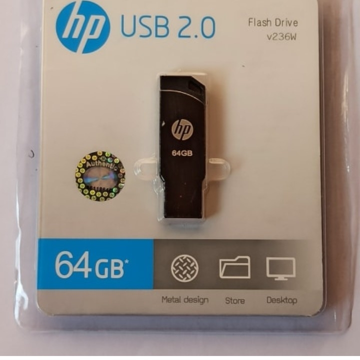 HP V220W USB 2.0 Pen Drive, 64 GB