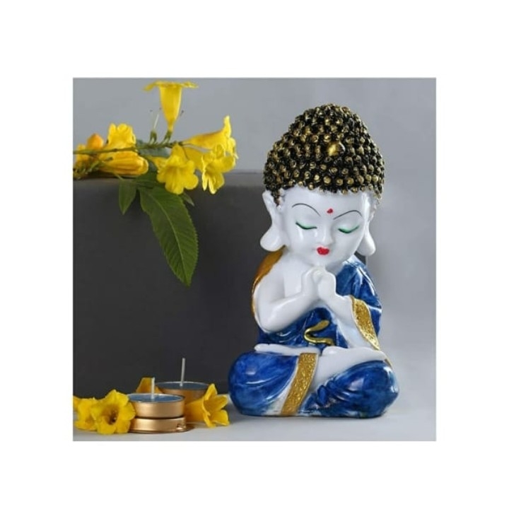 Polyresin Idol, Buddha, Blue, Price 501