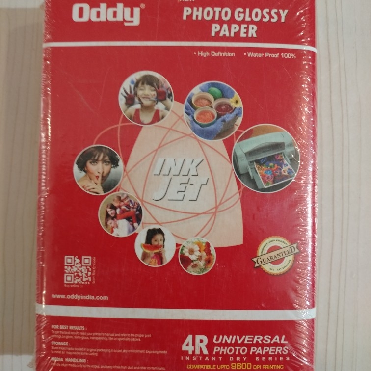 Oddy Glossy Paper HPG2604R100, 260GSM, 100 Sht