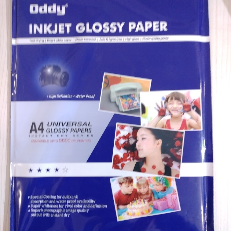 Oddy Glossy Paper PG130A420, 130GSM, 20 Sht