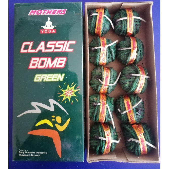 Classic Bomb Green-1 Box (10 Pcs)