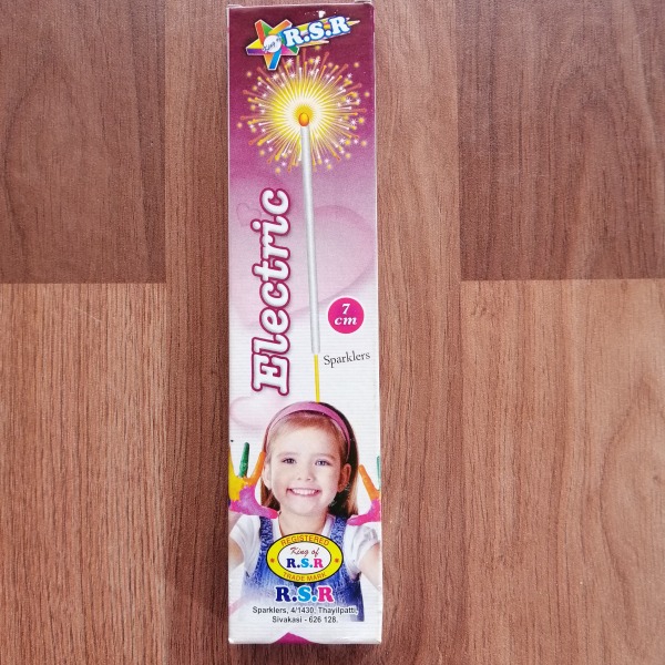7CM Electric Sparklers-1 Box (10 Pcs)
