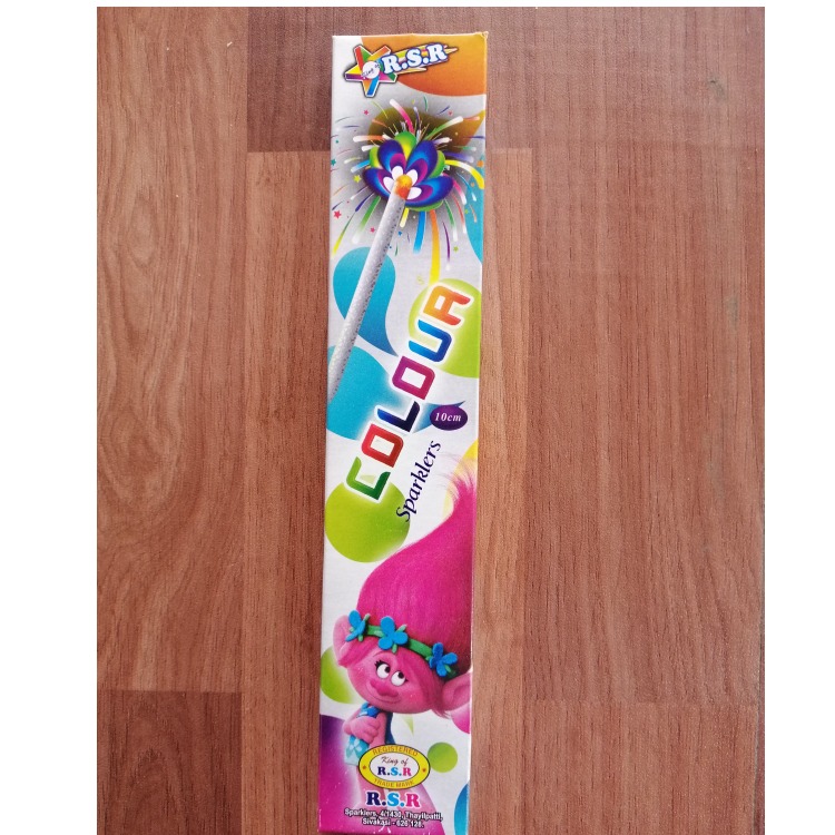 10CM Colour Sparklers-1 Box (10 Pcs)