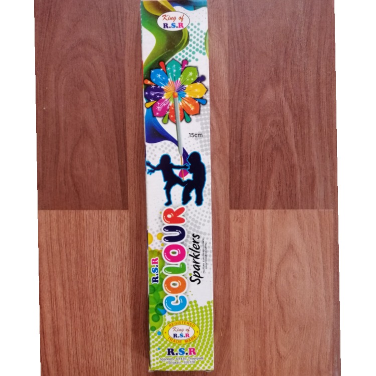 15CM Colour Sparklers-1 Box (10 Pcs)