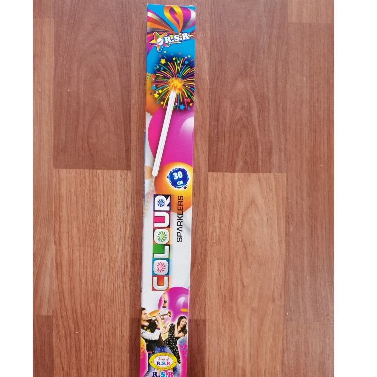 30CM Colour Sparklers-1 Box (5 Pcs)