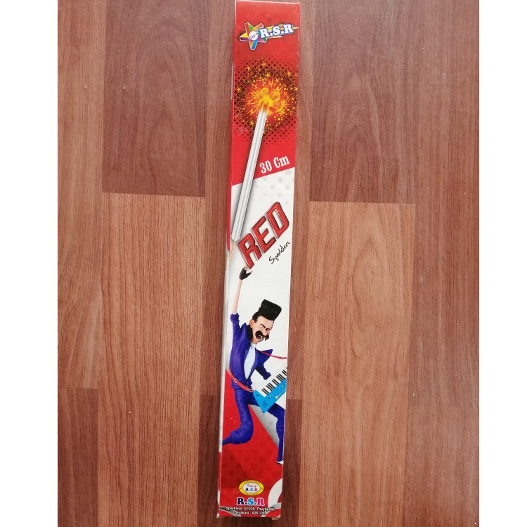 30CM Red Sparklers-1 Box (5 Pcs)