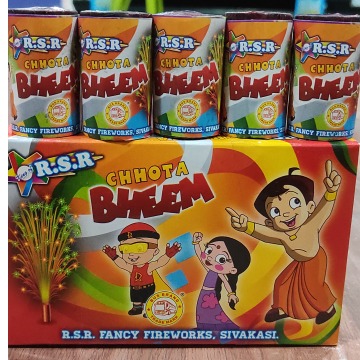 Chhota Bheem Red & Green Colour -1 Box (5 Pcs)