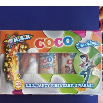 CoCo Red & Green Colour Shower-1 Box (5 Pcs)