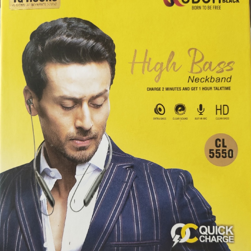 Ubon CL-5550 High Bass Neckband With Quick Charge