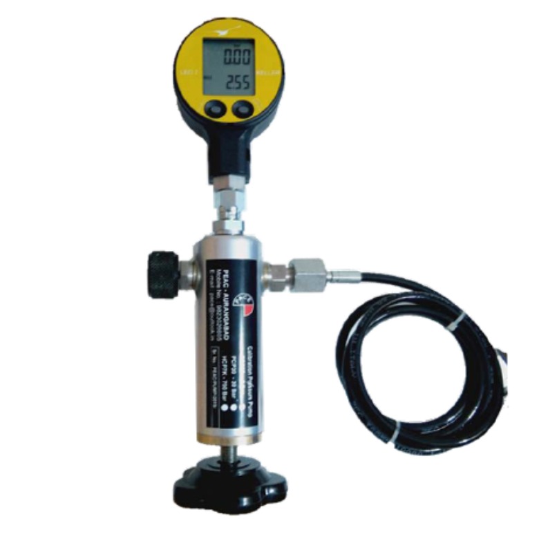 Calibration pump low pressure