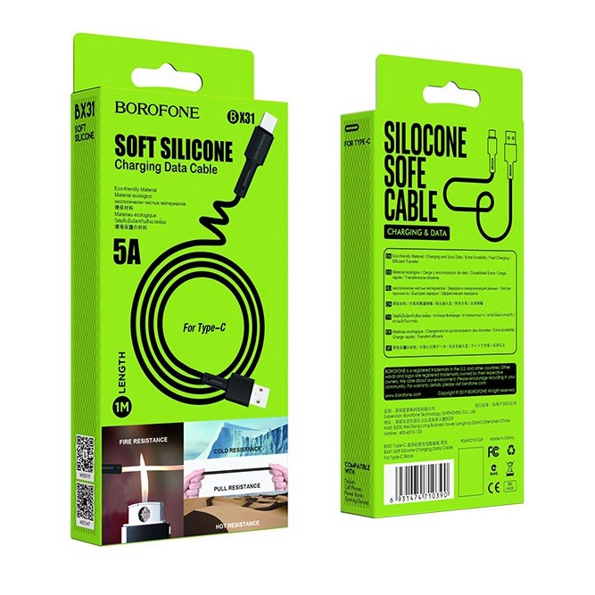 Borofone BX31 Type-C Cable (1 Month)