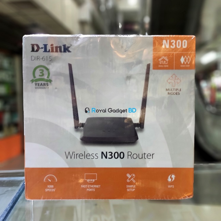 D Link DIR-615 (300 MBPS) 2 Antena