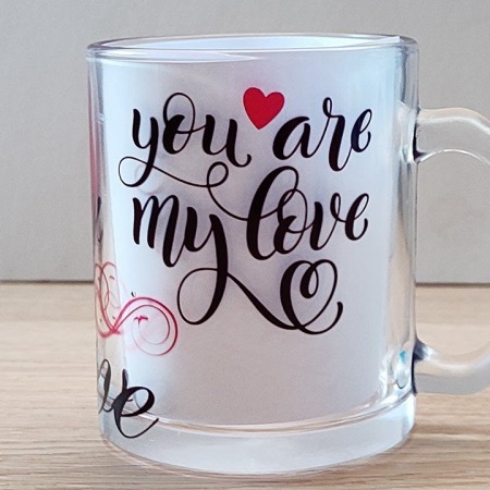 Glass lime mug