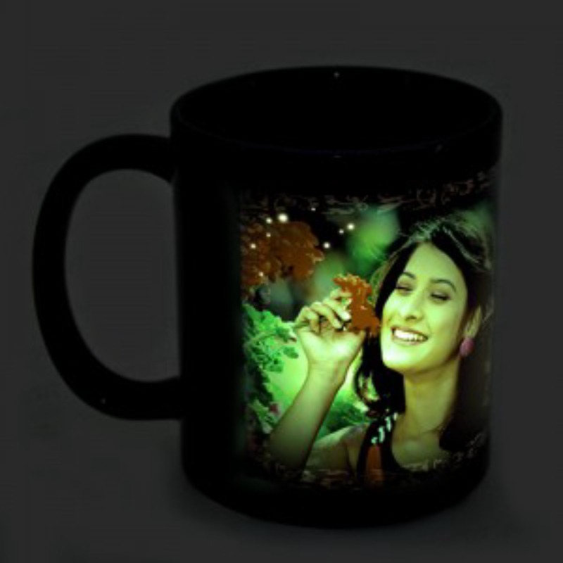 Luminous mug black