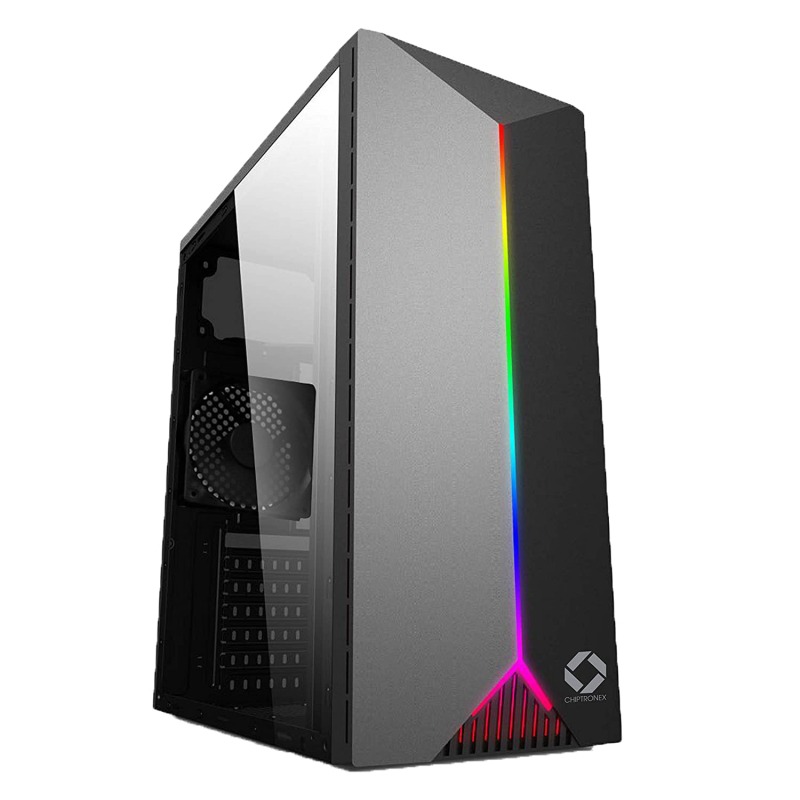 CHIPTRONEX X310B Mid Tower ATX Gaming Cabinet USB 3.0 (case Without SMPS)