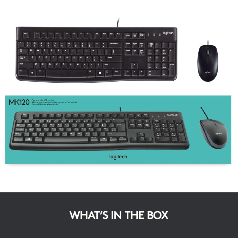 LOGITECH KEYBOARD+MOUSE MK120