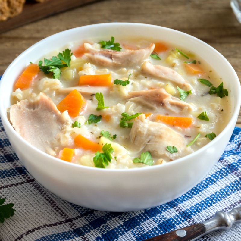 CREAM OF CHICKEN SOUP