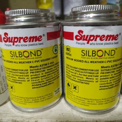 CPVC SOLVENT CEMENT SILBOND SUPREME 250ML (MED)